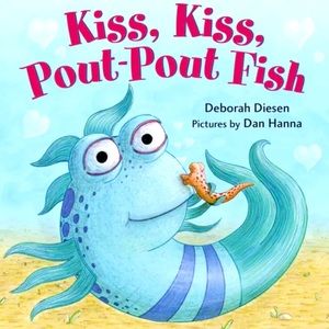 ☀️4/$15☀️Kiss Kiss Pout Pout Fish: A Pout Pout Fish Adventures Mini Book